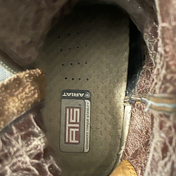 Ariat Brown Leather Western Boots - Picture 7 of 7